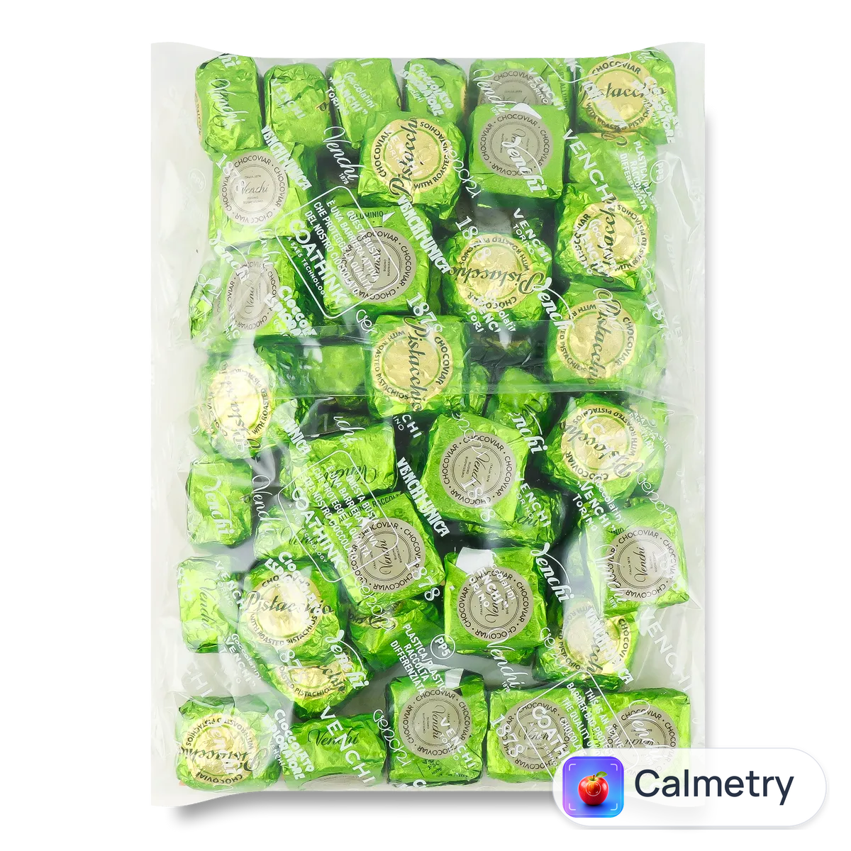 Цукерки Venchi Cubotto Chocaviar Creme з фісташками