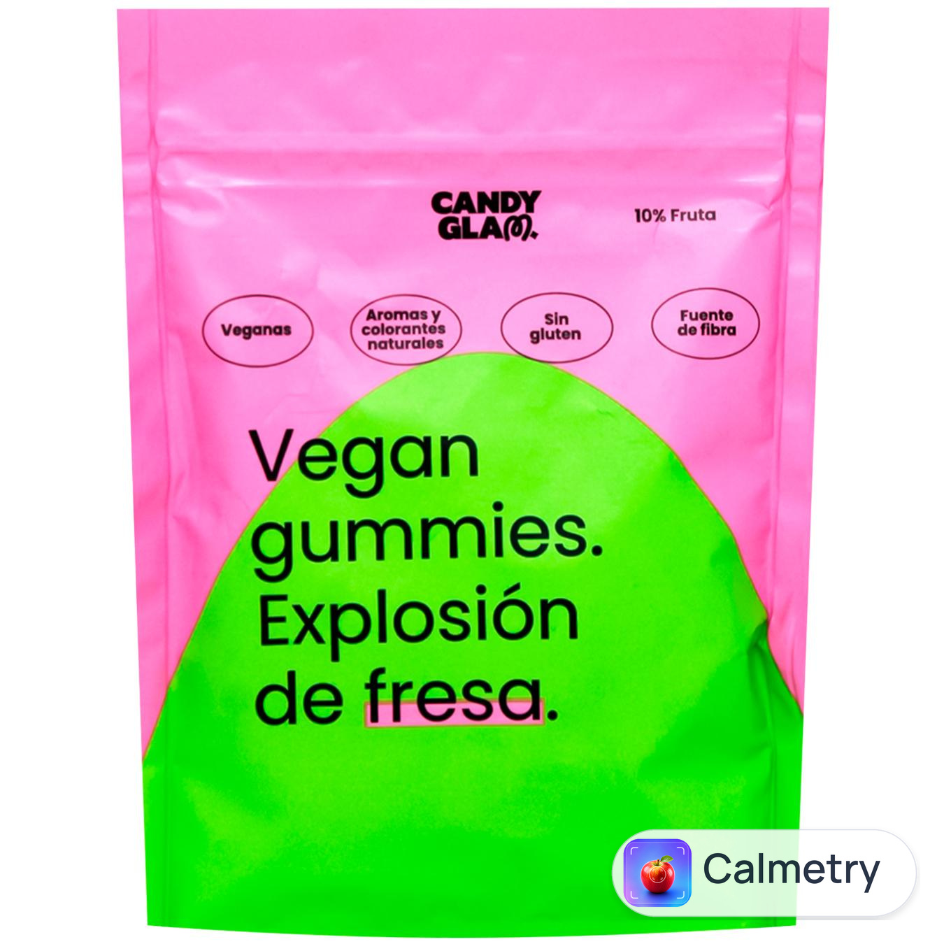 Цукерки Candy Glam желейні зі смаком полуниці веганські 50г