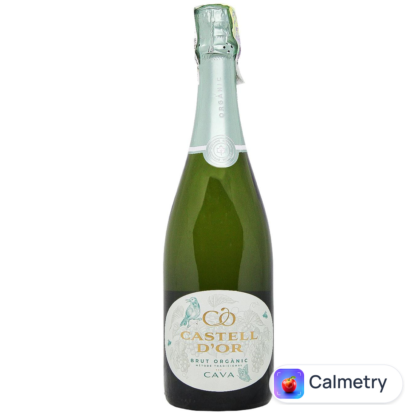 Вино ігристе Castell d’Or Cava Brut Organic біле брют 11,5% 0,75л