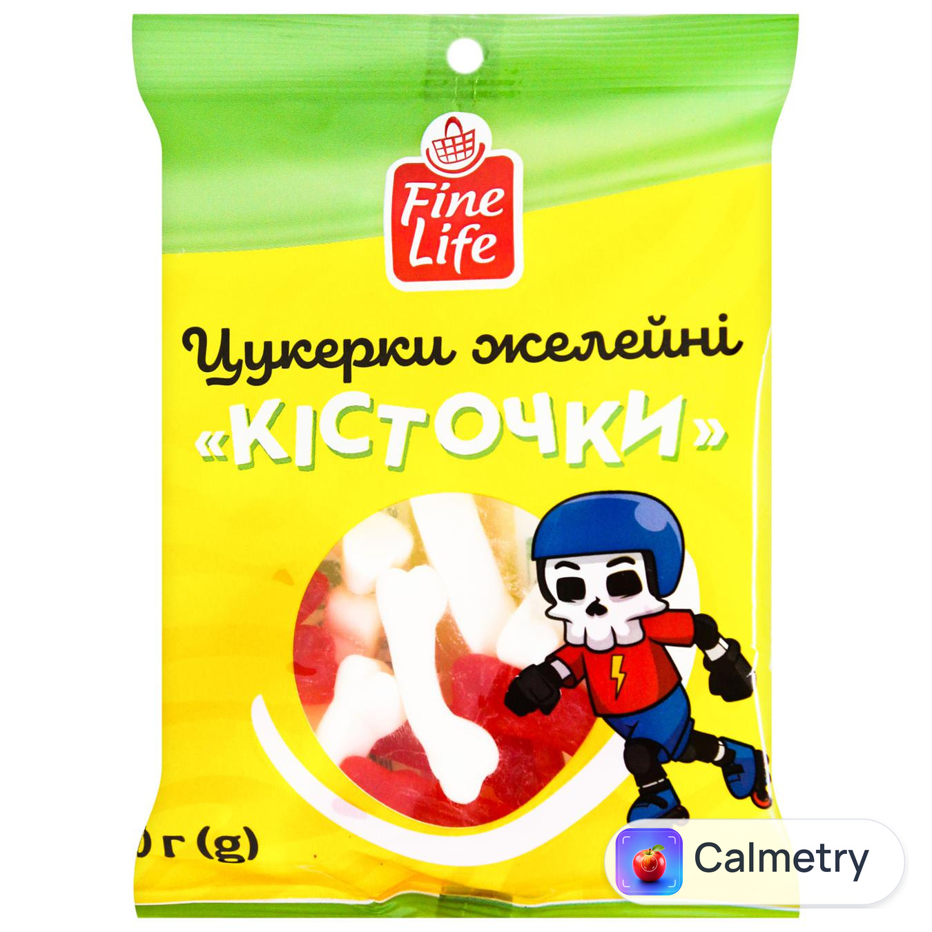 Цукерки Fine Life Кісточки желейні 70г
