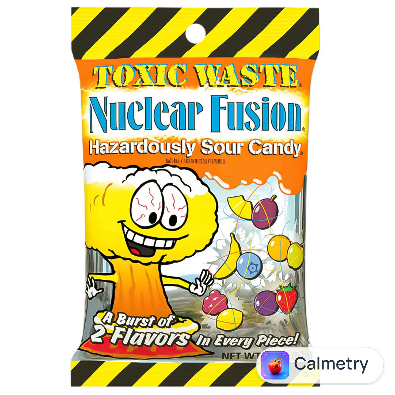 Цукерки жувальні Toxic Waste Nuclear Fusion 5 смаків 57г