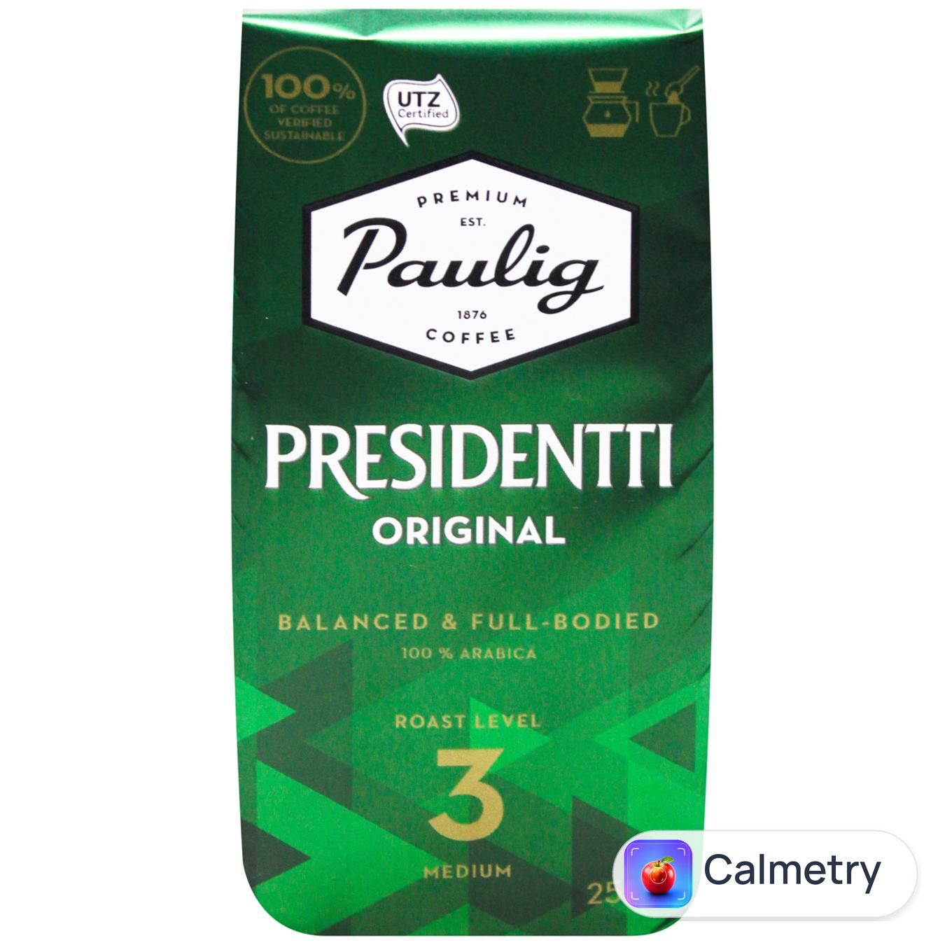 Кава мелена Paulig President 250г — фото продукту