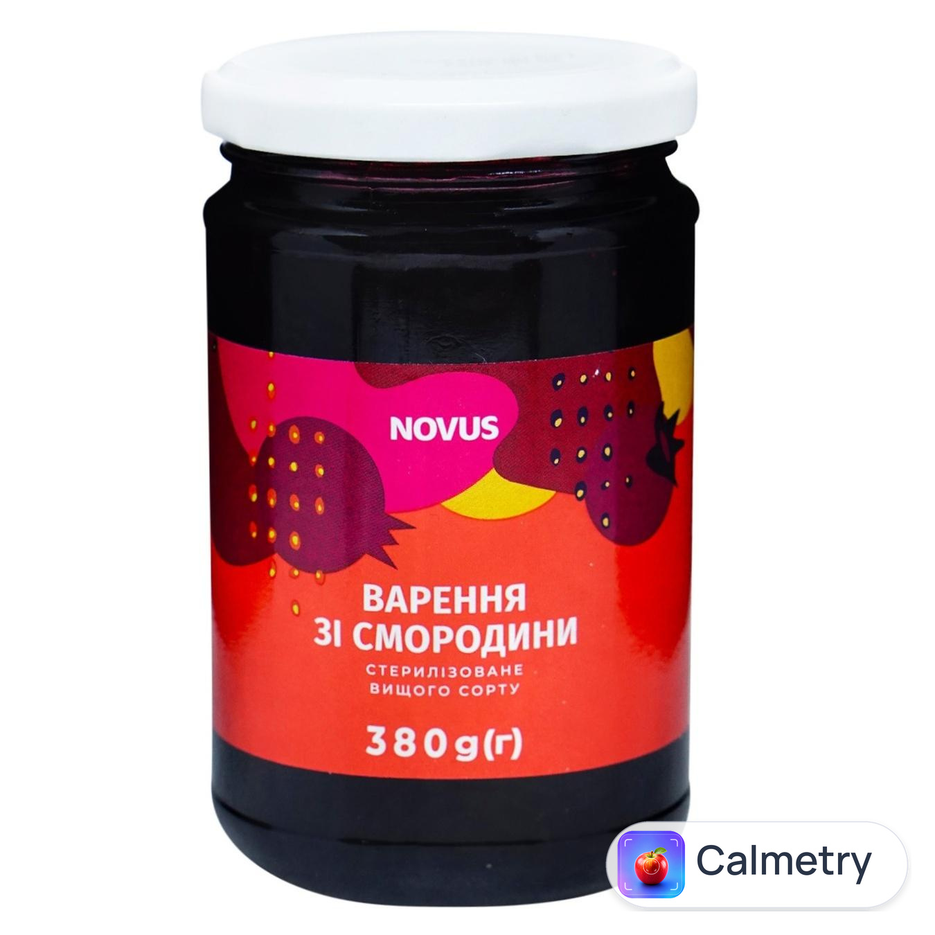 Варення Novus Смородина 380г — фото продукту