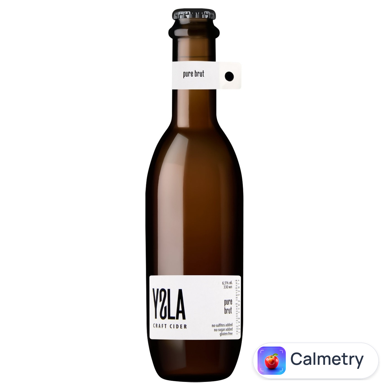 Сидр Ysla Pure Brut сухий 6,5% 0,33л