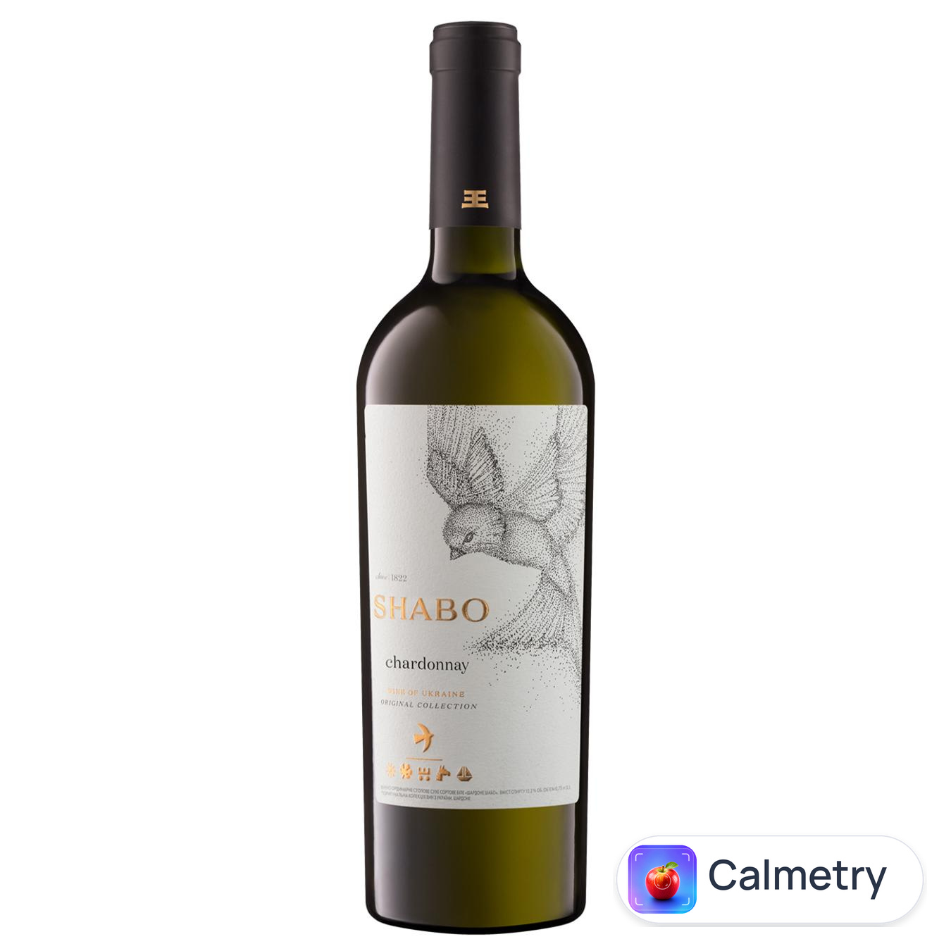 Вино Shabo Original Collection Шардоне біле сухе 13% 0,75л — фото продукту
