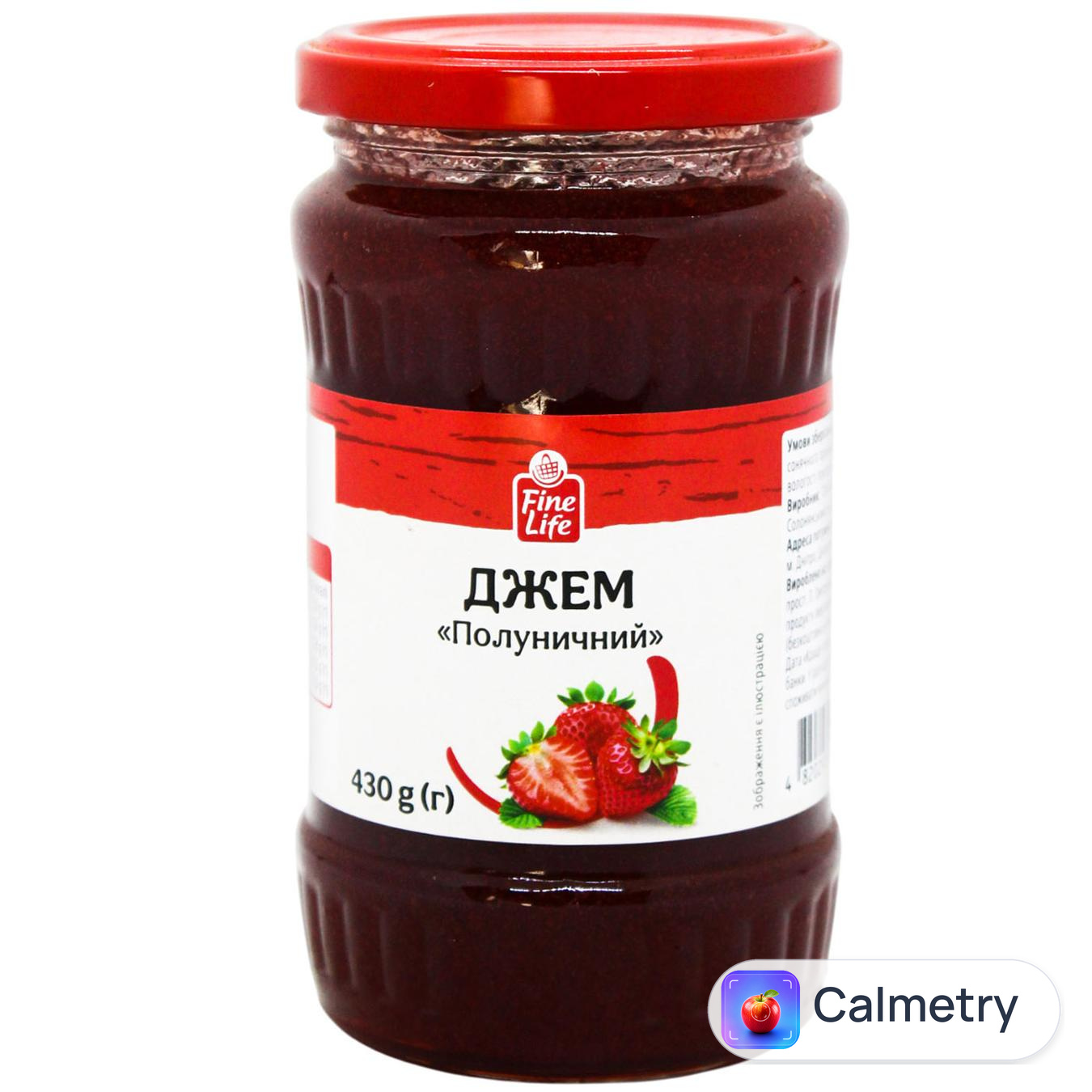 Джем Fine Life Полуничний 430г