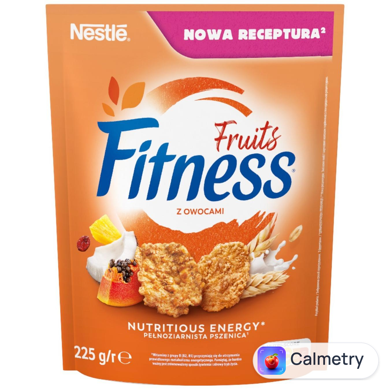 Сніданок сухий FITNESS® Fruits з цільної пшениці з фруктами 225г — фото продукту