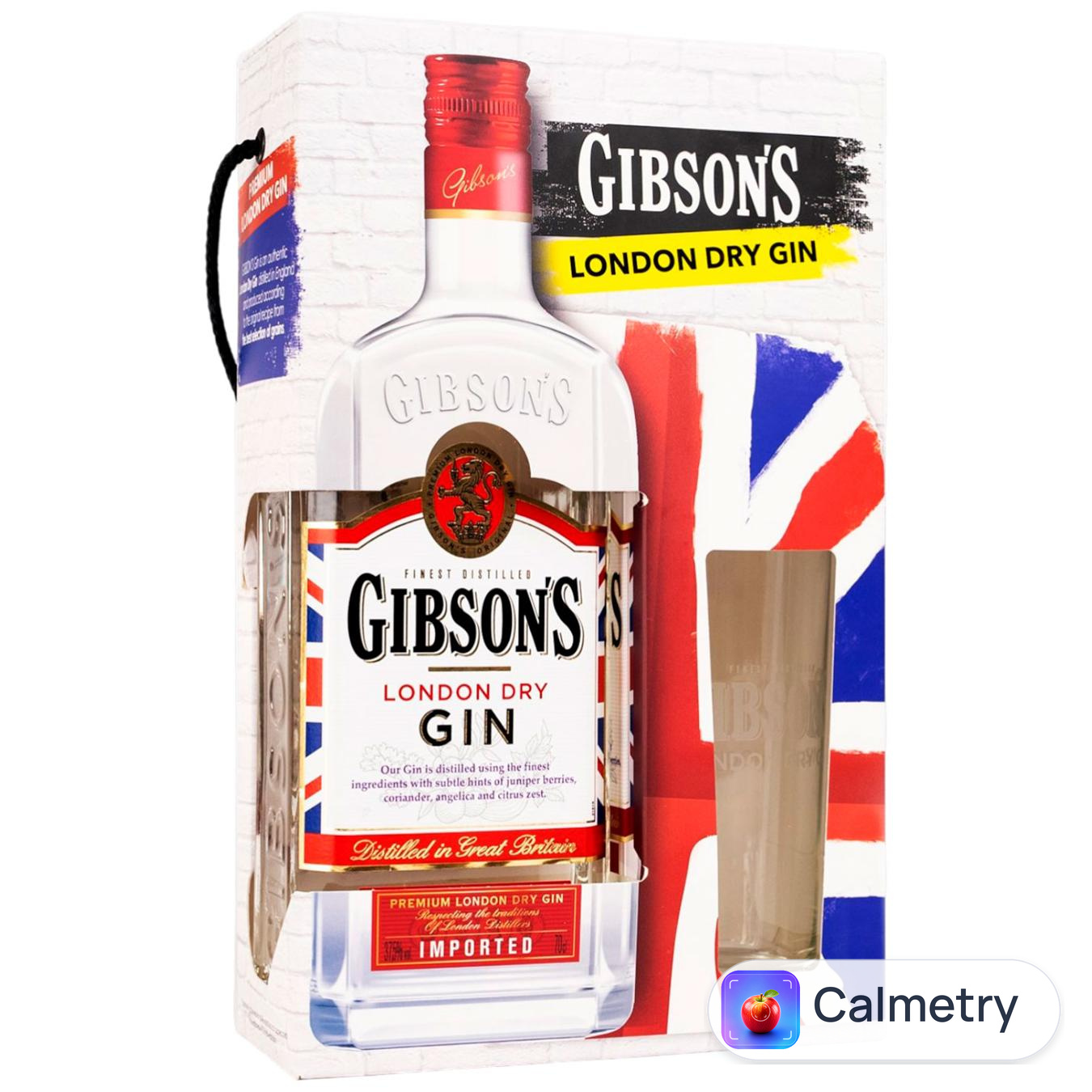 Джин Gibbon's 37,5% 0,7л + келих