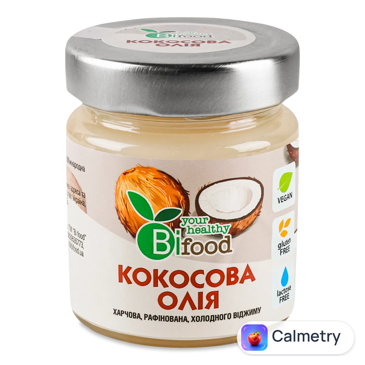 Олія Bi food кокосова 99% 150г