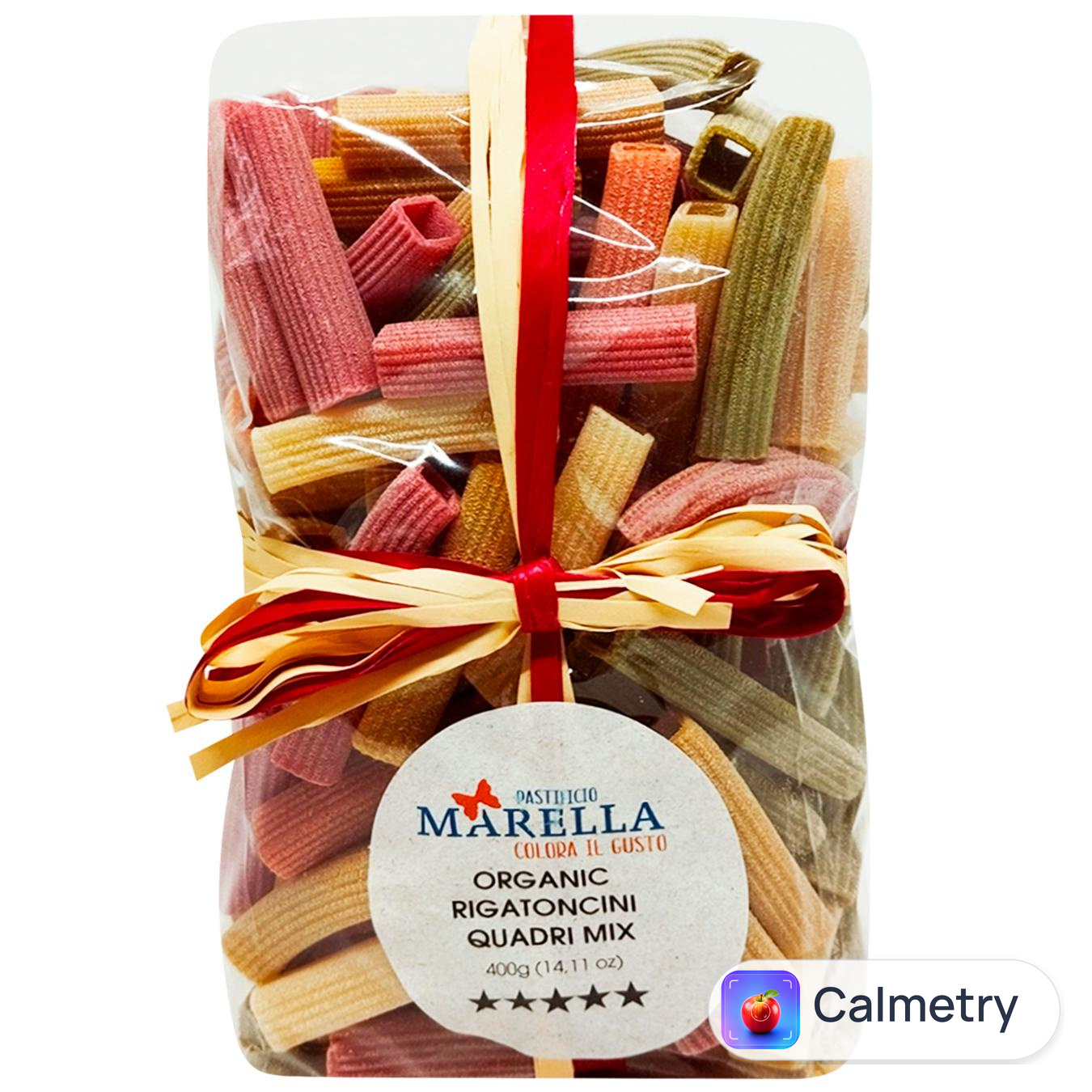 Макарони Pastificio Marella Organic Rigatoncini Quadri Mix 400г