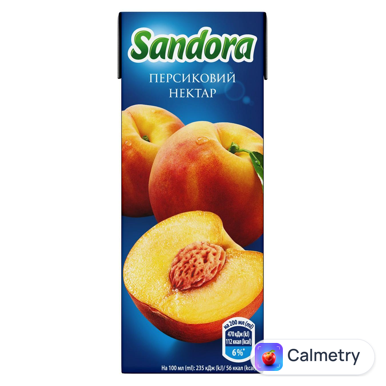 Нектар Sandora персиковий 200мл