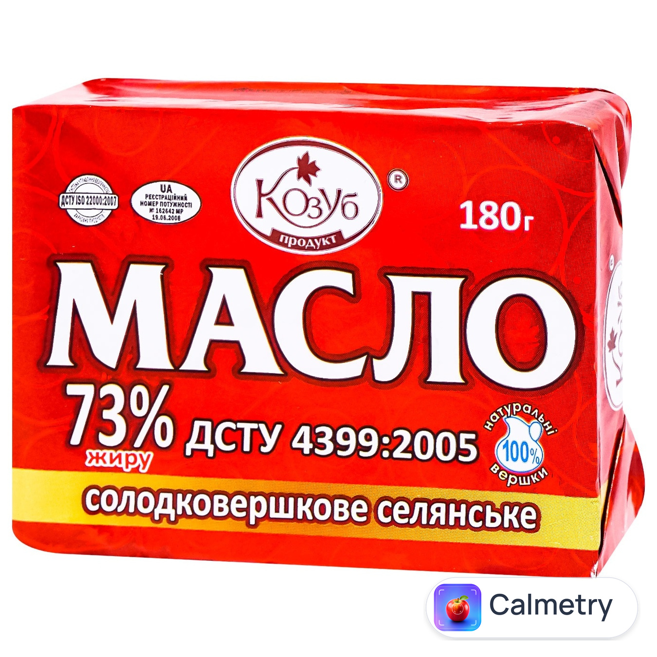 Масло Козуб Продукт Селянське солодковершкове 73% 180г