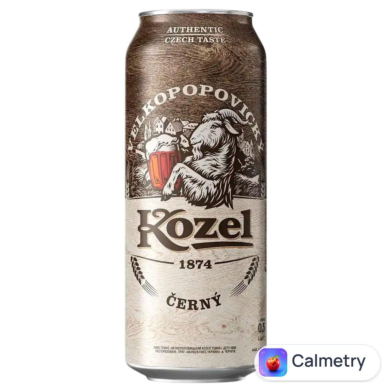 Пиво Velkopopovicky Kozel темне 3,7% 0,5л — фото продукту