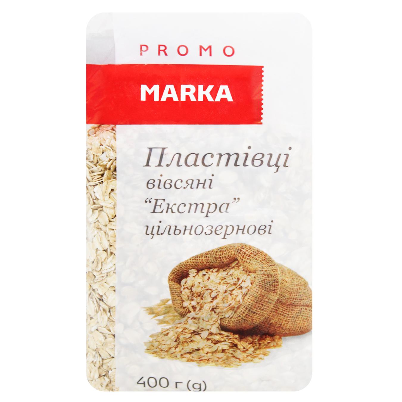 Пластівці вівсяні Marka Promo 400г — фото продукту