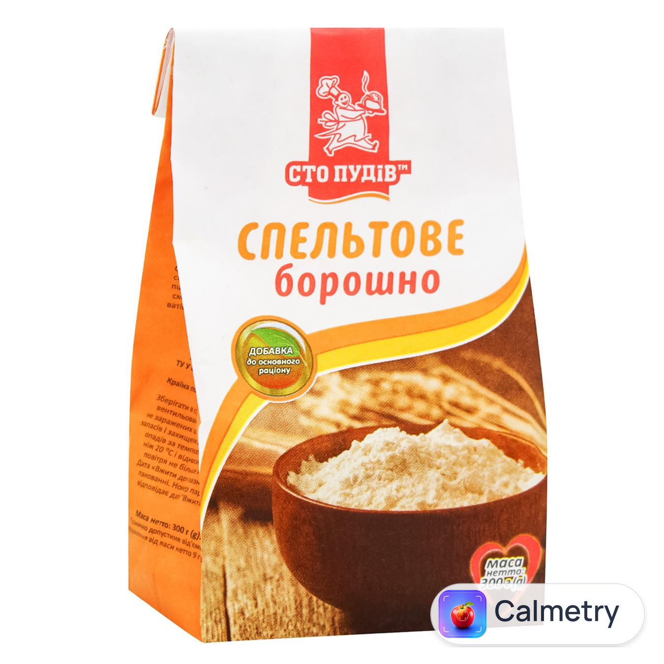 Борошно Сто пудів спельтове 300г — фото продукту