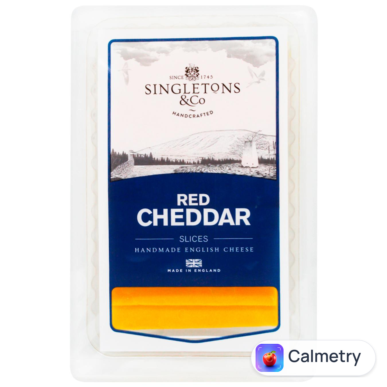 Сир Singletons&Co Чеддер червоний нарізаний 150г