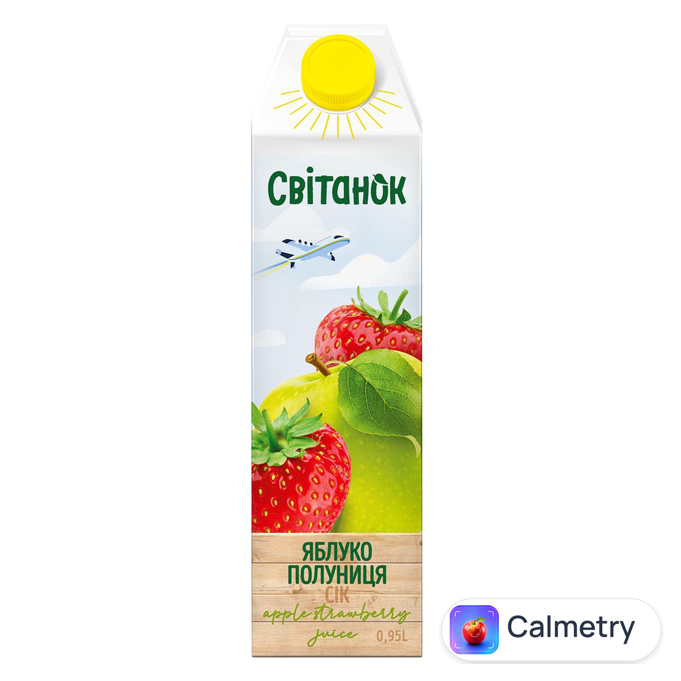 Сік Світанок Яблуко-полуниця 0,95л