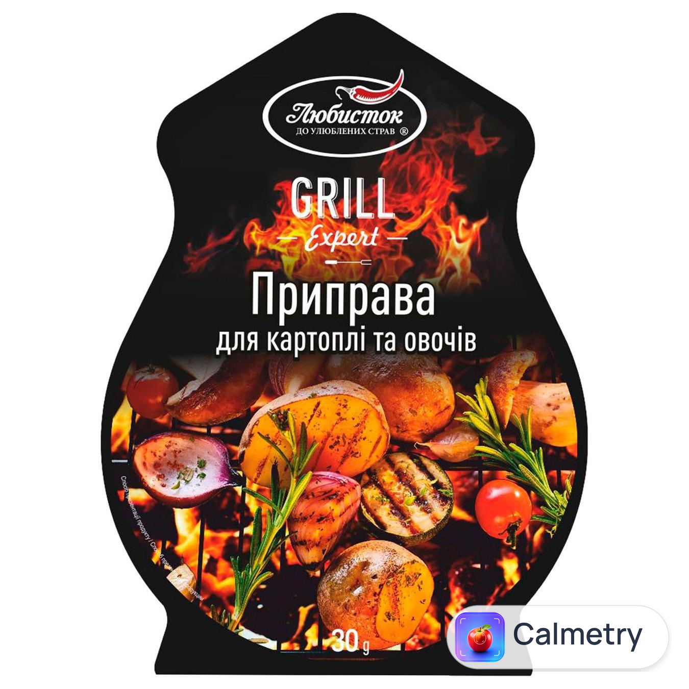 Приправа Любисток Grill Expert для картоплі та овочів 30г