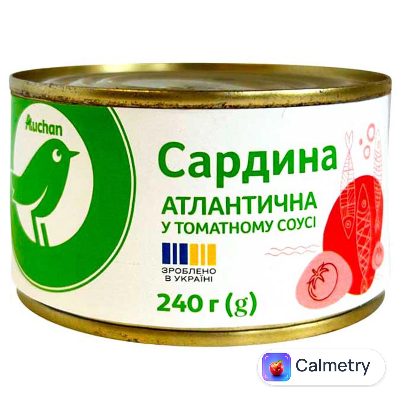 Сардина атлантична Auchan у томатному соусі 240г