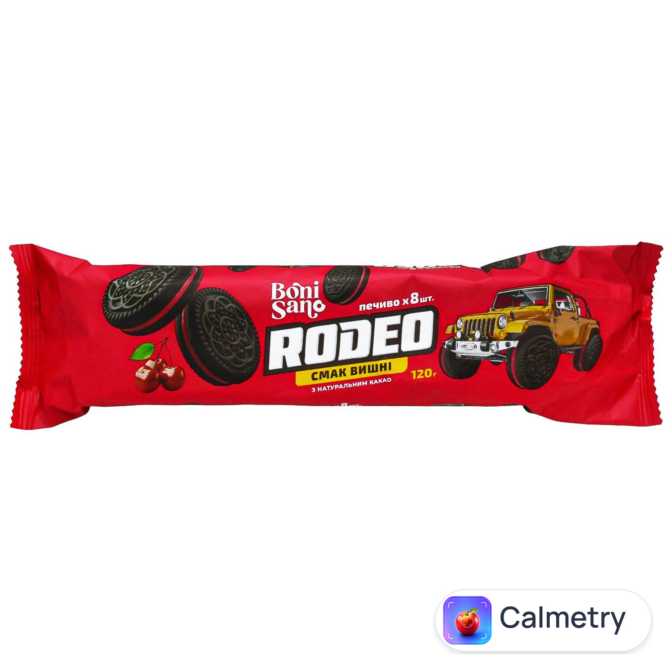 Печиво BoniSano Rodeo з вишневою начинкою 120г