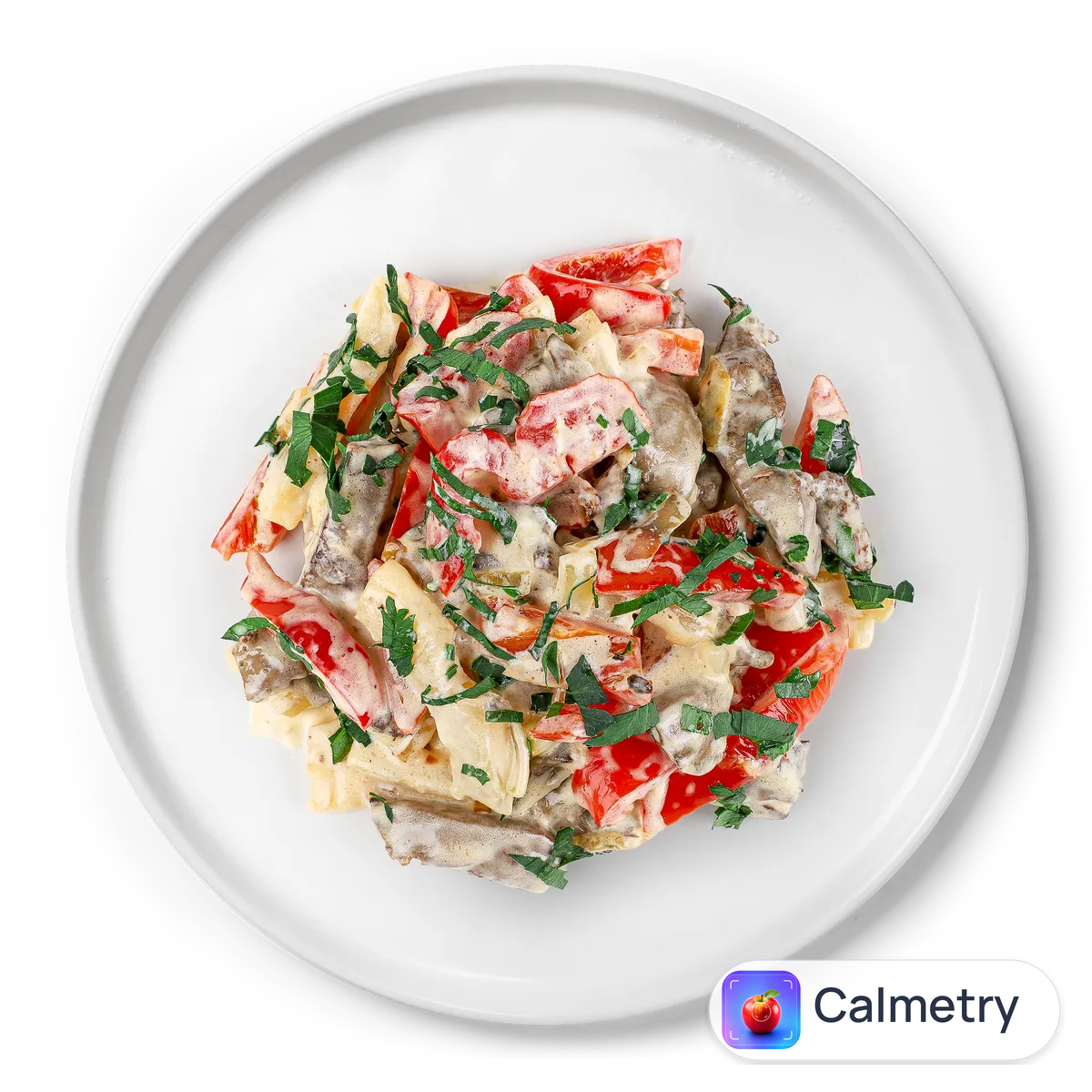 Салат Чудасія з курячою печінкою та ананасами