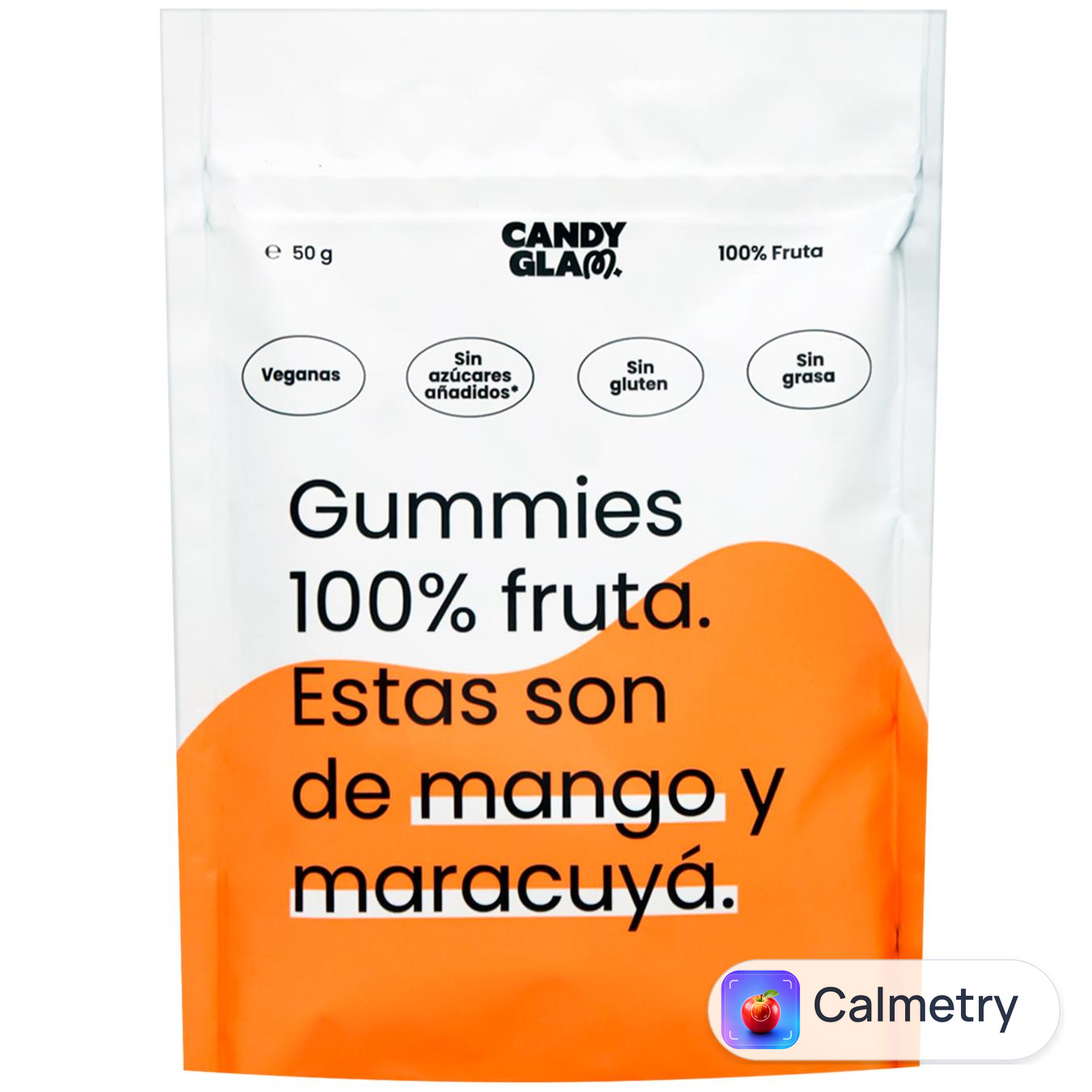 Цукерки Candy Glam желейні зі смаком манго та маракуї 50г