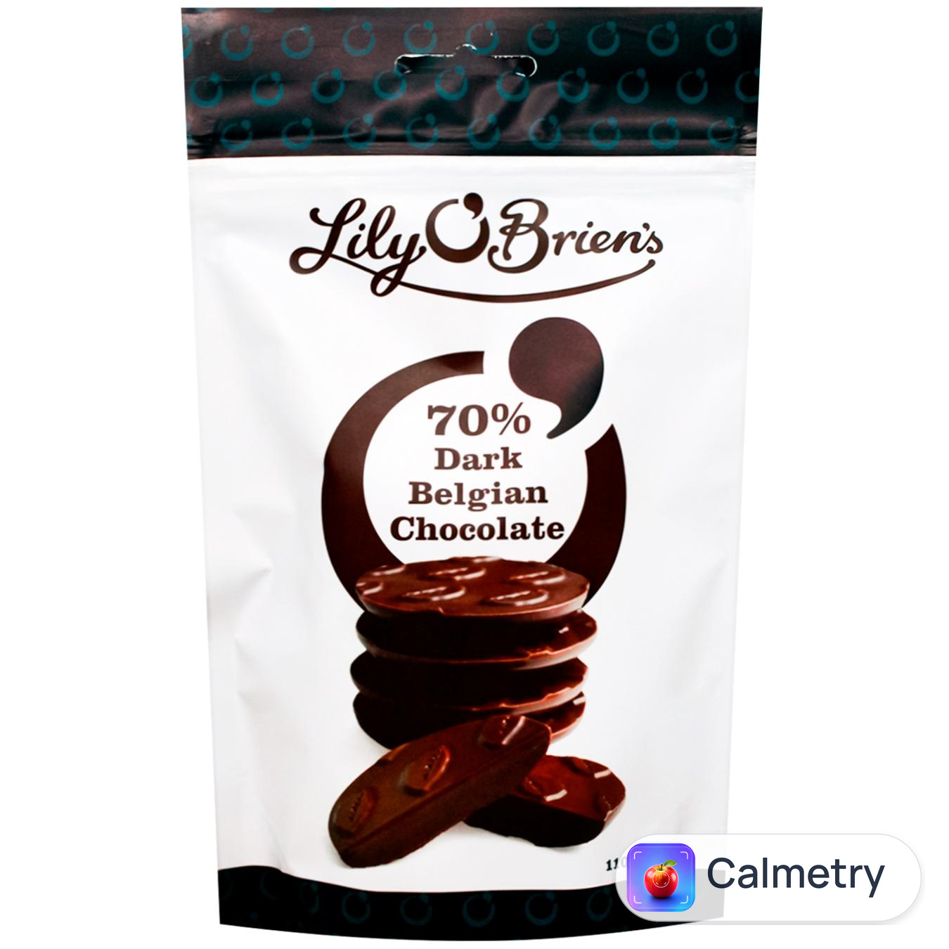 Цукерки Lily O'Brien's Чорний бельгійський шоколад 70% 110г