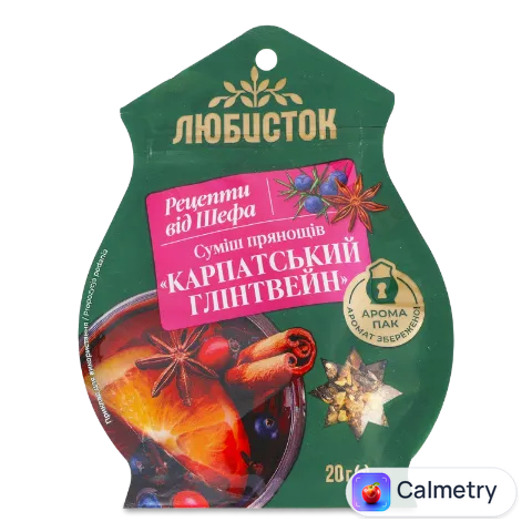Суміш прянощів Любисток Карпатський глінтвейн