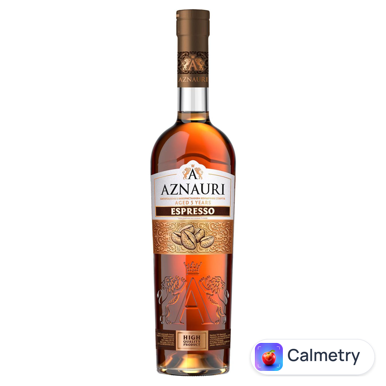 Напій алкогольний Aznauri Espresso 5 років 30% 0,5л