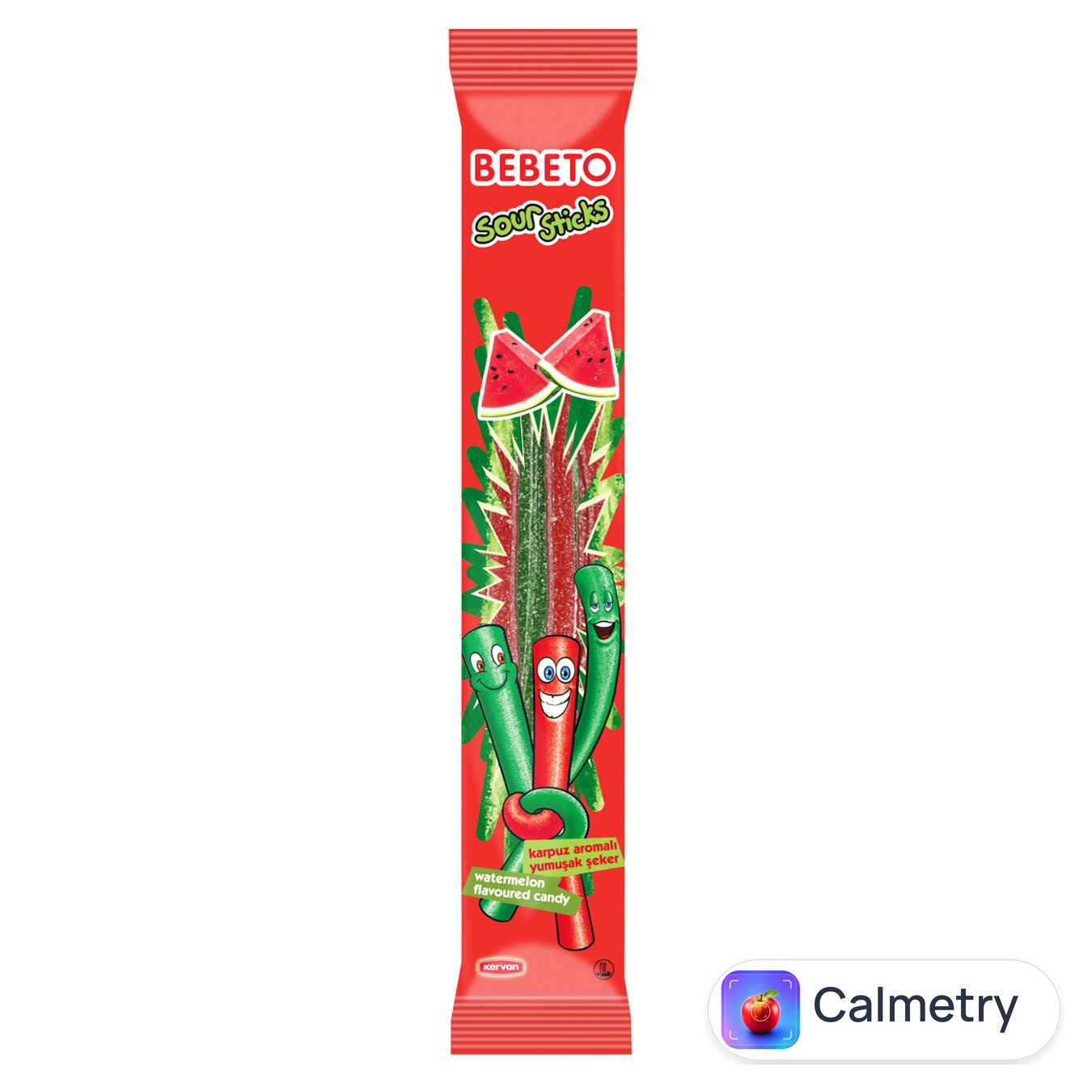 Цукерки Bebeto Кислі палички кавун 35г Bebetto