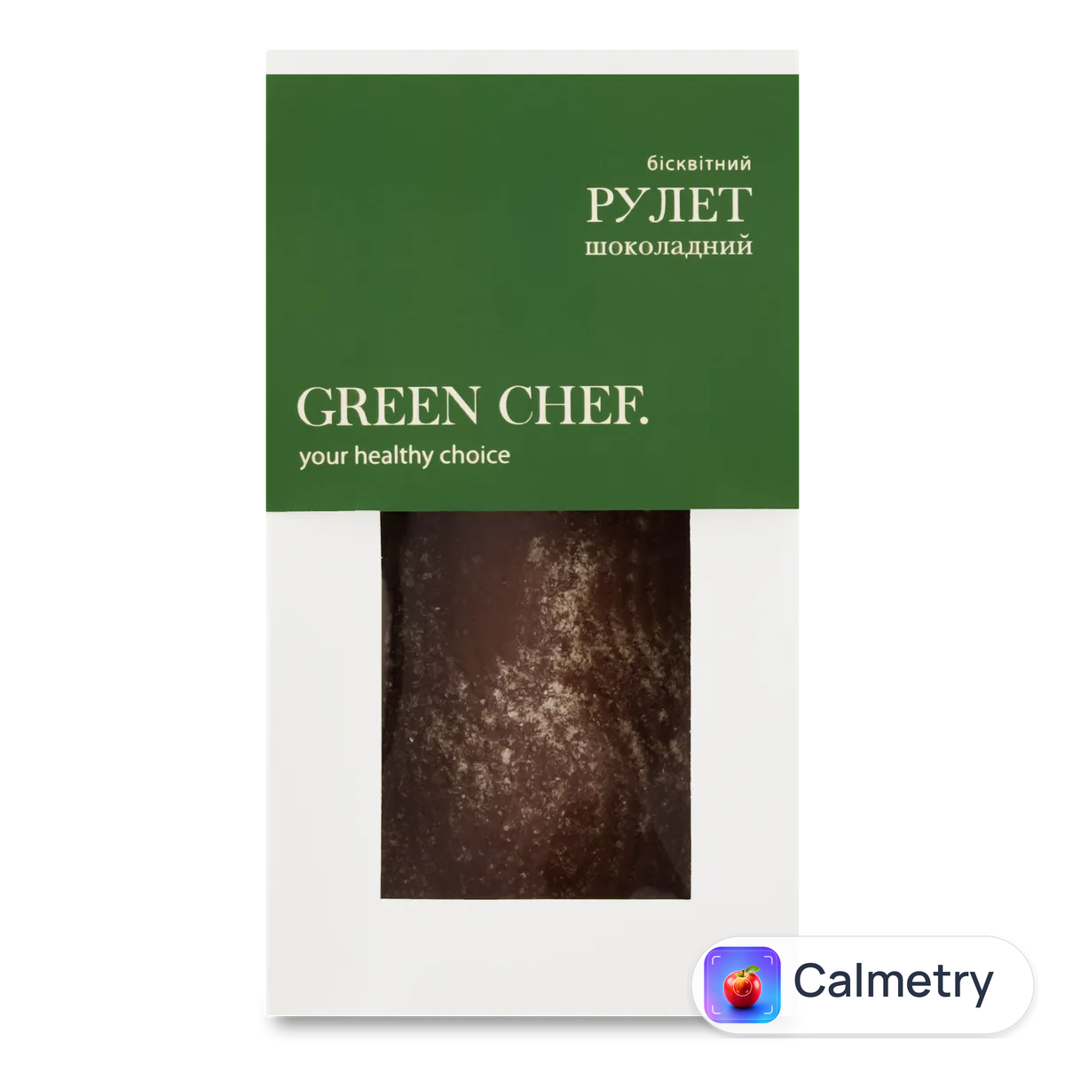Рулет Green Chef бісквітний шоколадний 500г