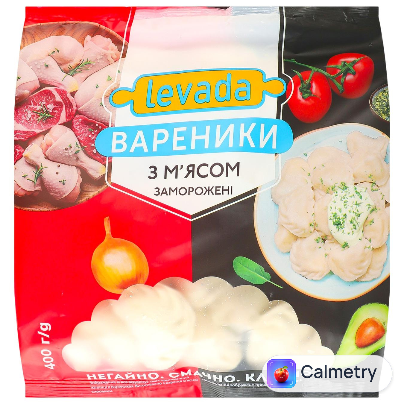 Вареники Levada з м'ясом 400г — фото продукту