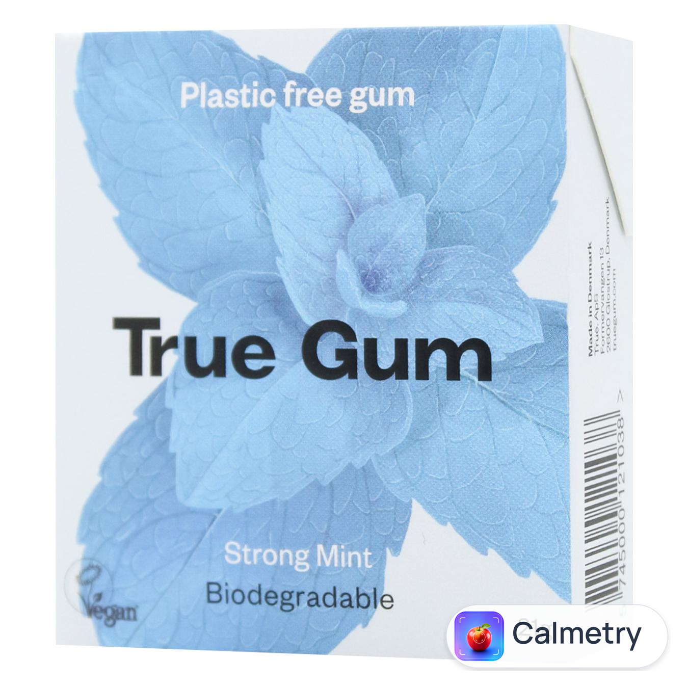 Жувальна гумка True Gum зі смаком міцної м'яти без цукру 21г