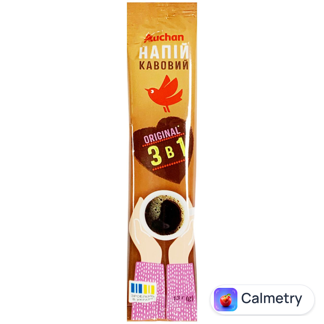 Напій кавовий Auchan 3в1 Original 13г