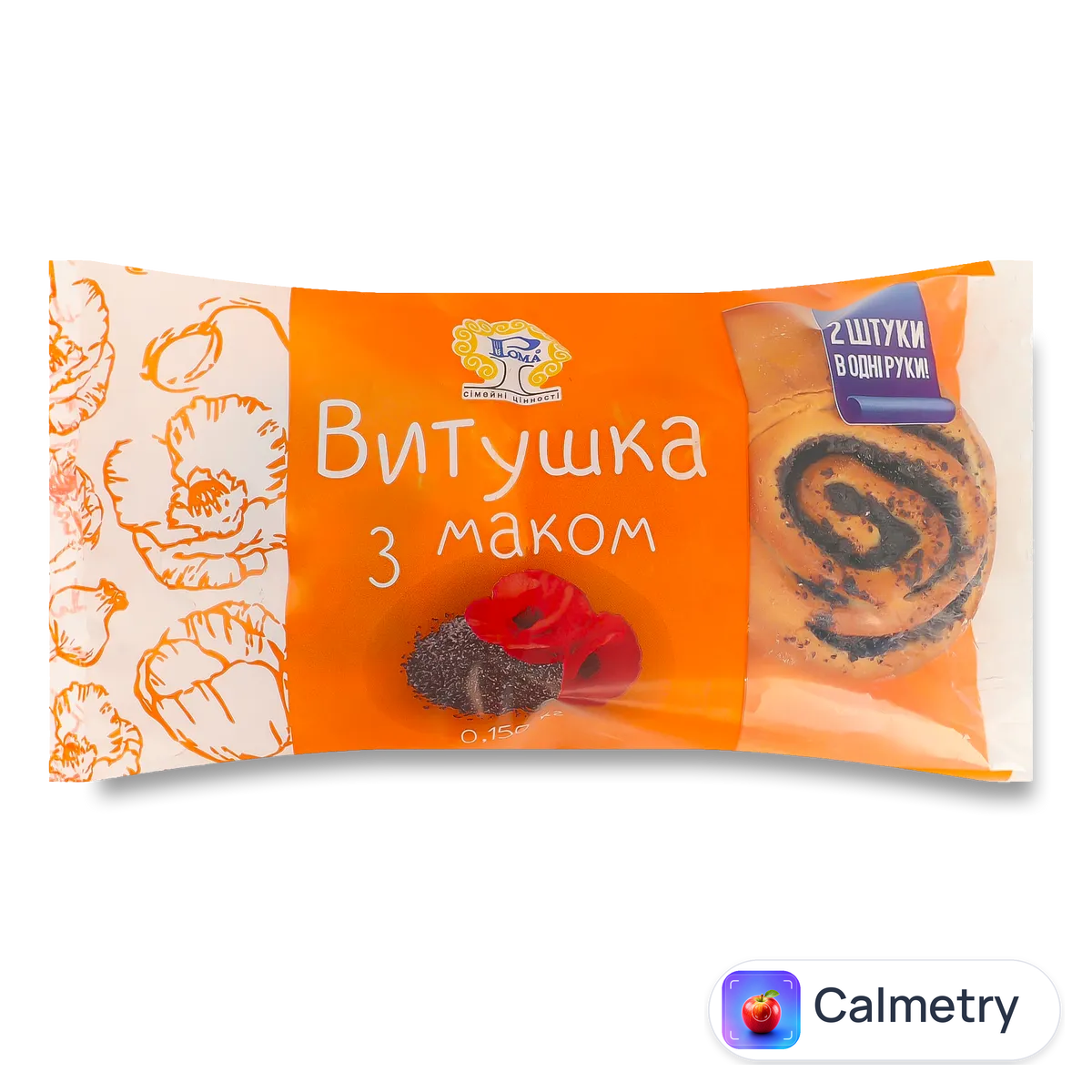 Витушка Рома Ліхачовська з маком 150г