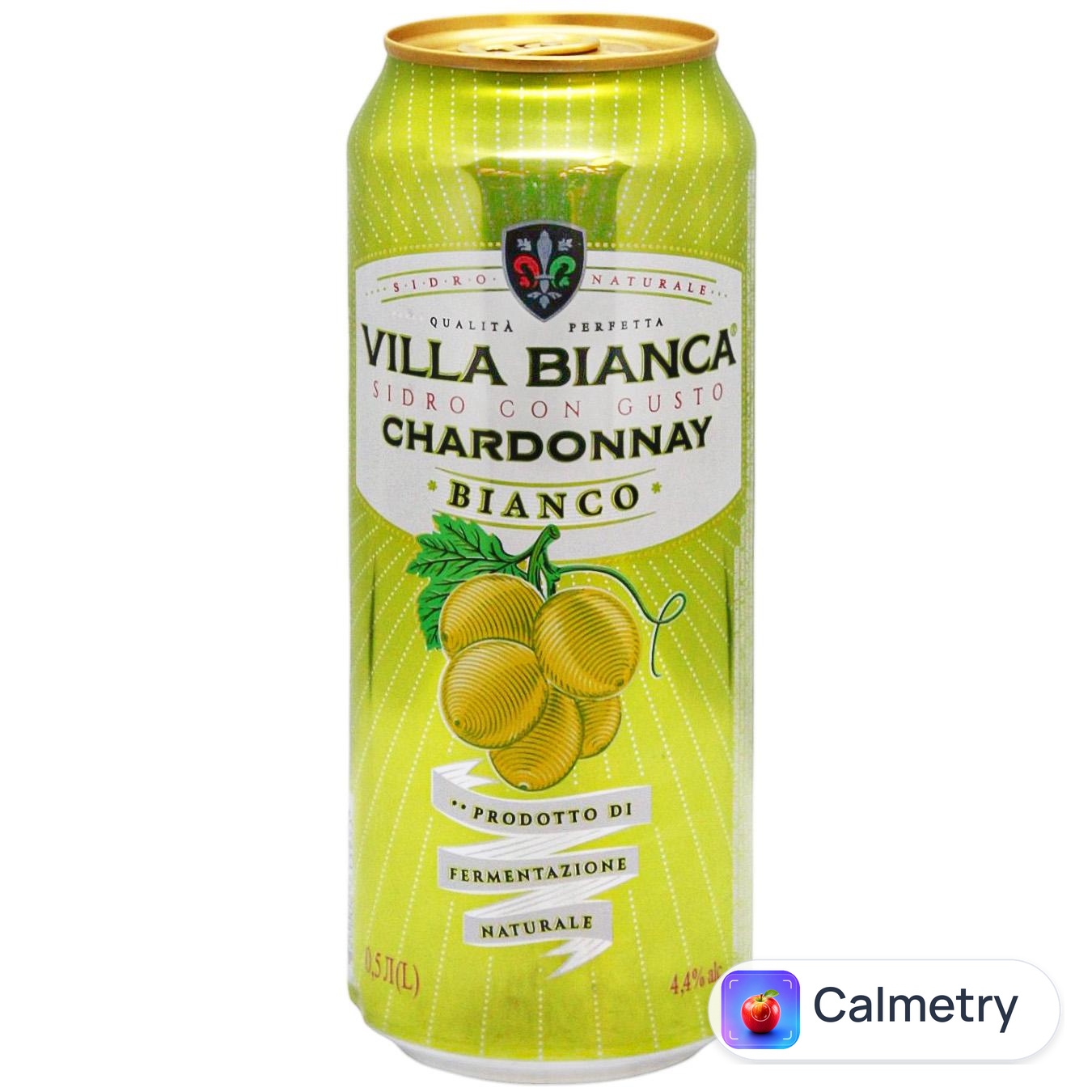 Сидр Villa Bianca Con Gusto Chardonnay Bianco 4,4% 0,5л