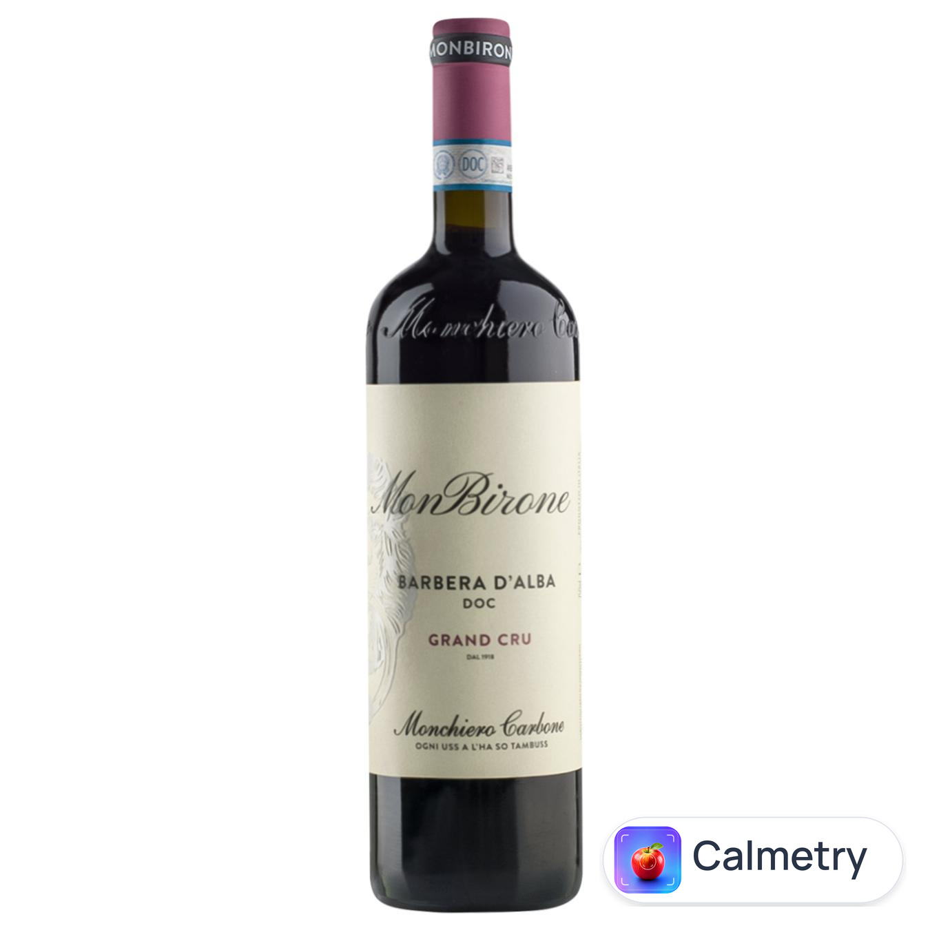 Вино Monchiero Carbone Barbera d`Alba Monbirone червоне сухе 14,5% 0,75л