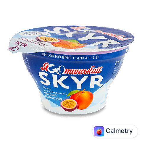 Йогурт Яготинське Skyr персик маракуя 1,8% стакан, 140г