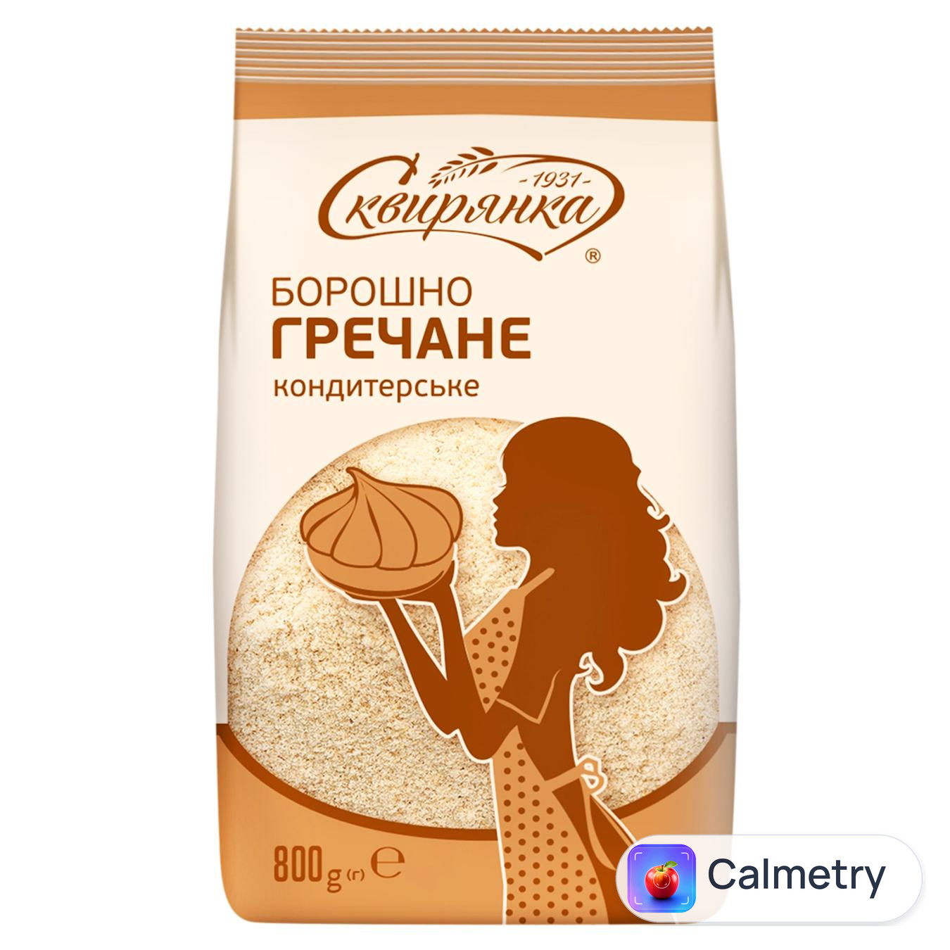 Борошно гречане Сквирянка кондитерське 800г — фото продукту
