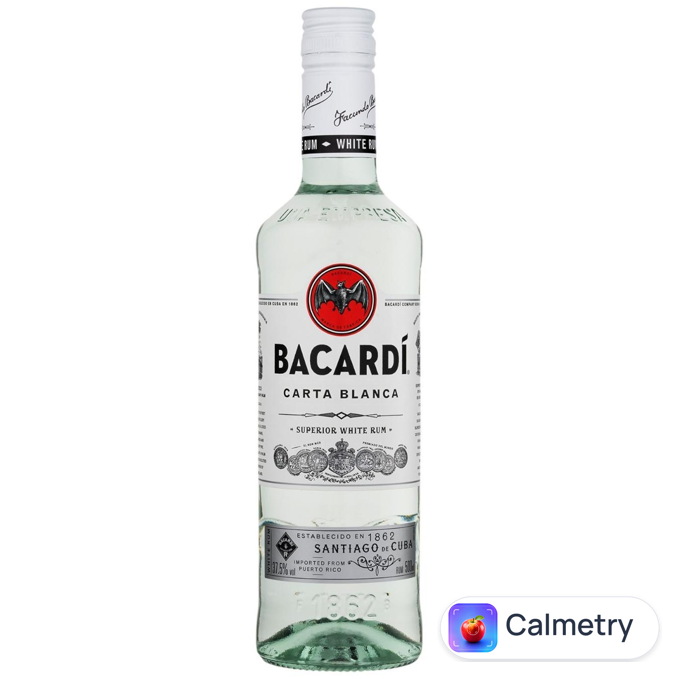 Ром Bacardi Carta Blanca білий 40% 0,5л