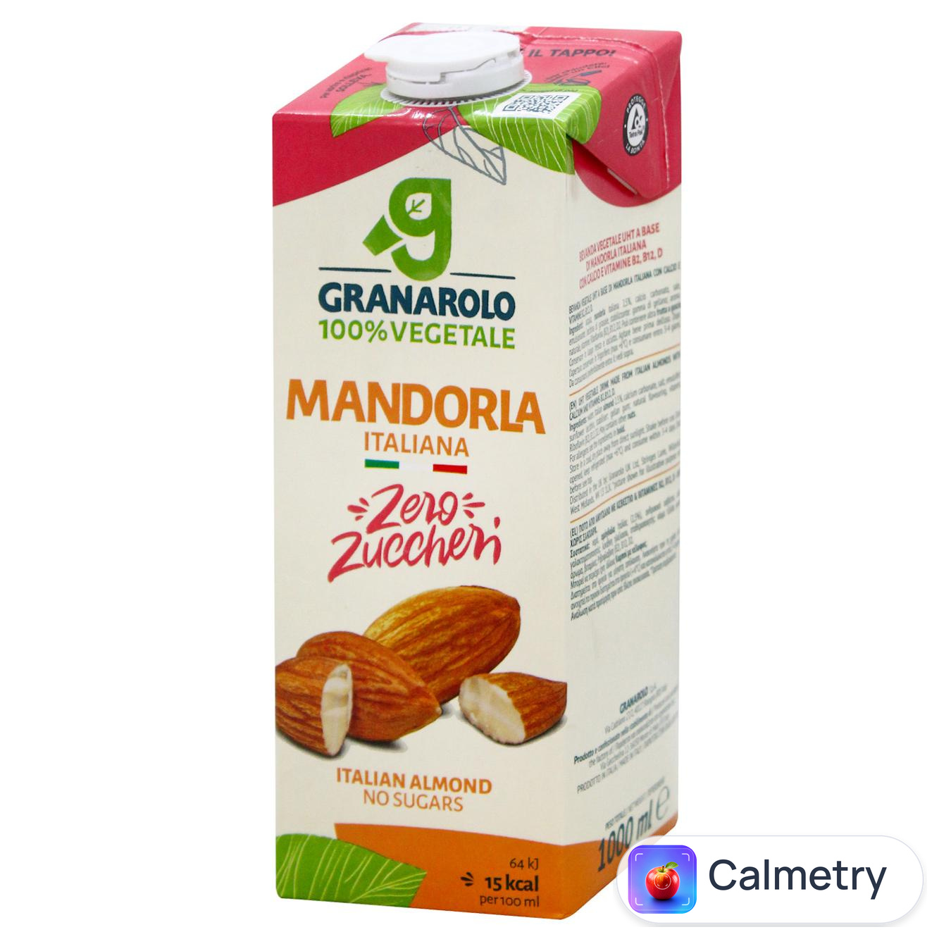 Напій мигдальний Granarolo з кальцієм та вітамінами В2, В12, D 1л — фото продукту