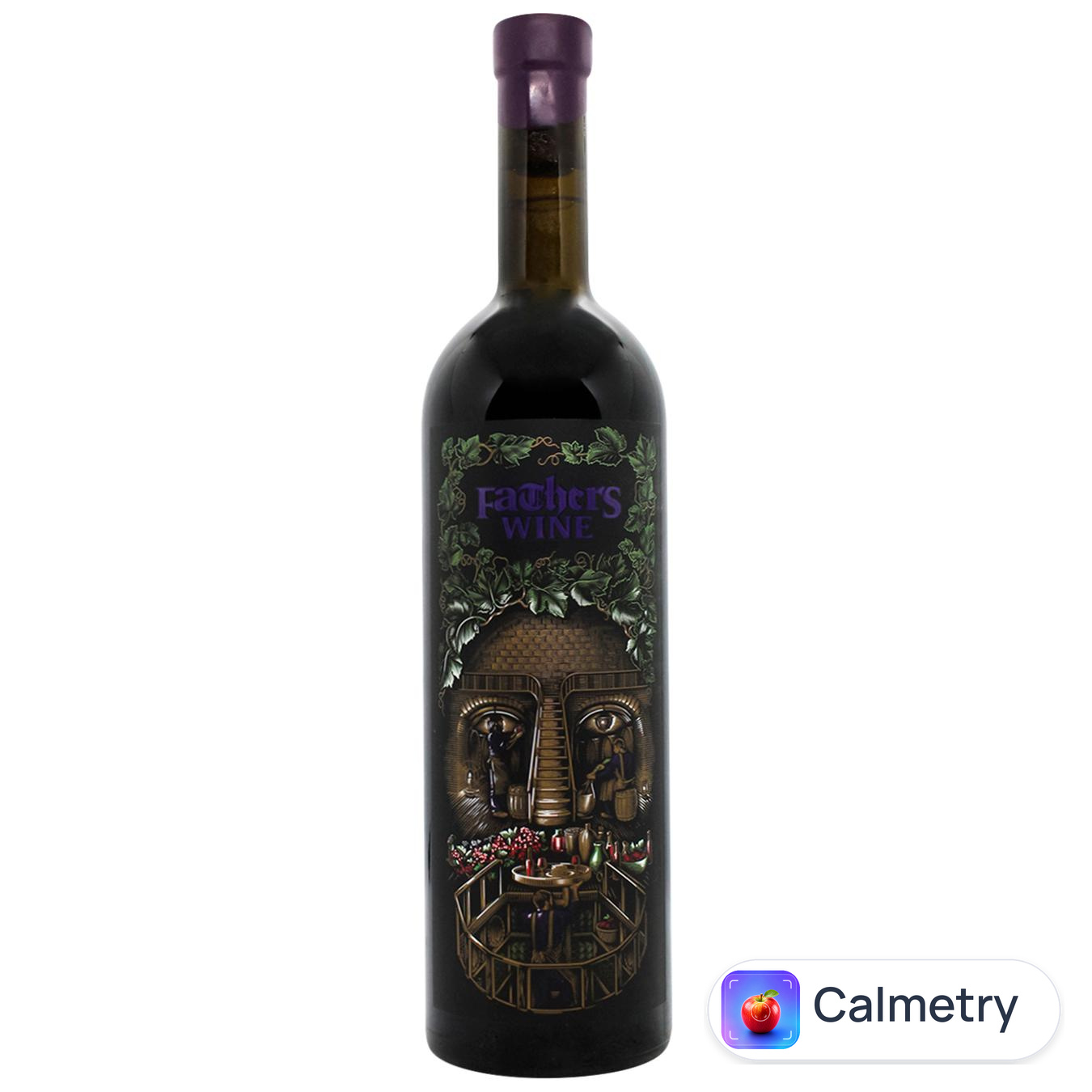 Вино Father's Wine Лице Сапераві червоне сухе 14% 0,75л