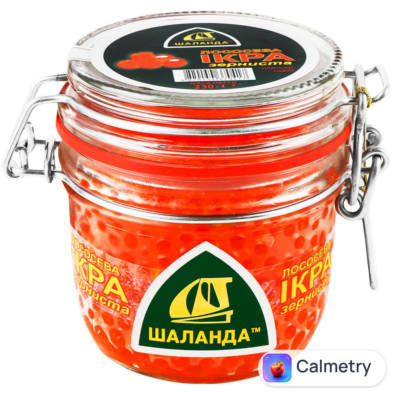 Ікра Шаланда лососева зерниста 230г