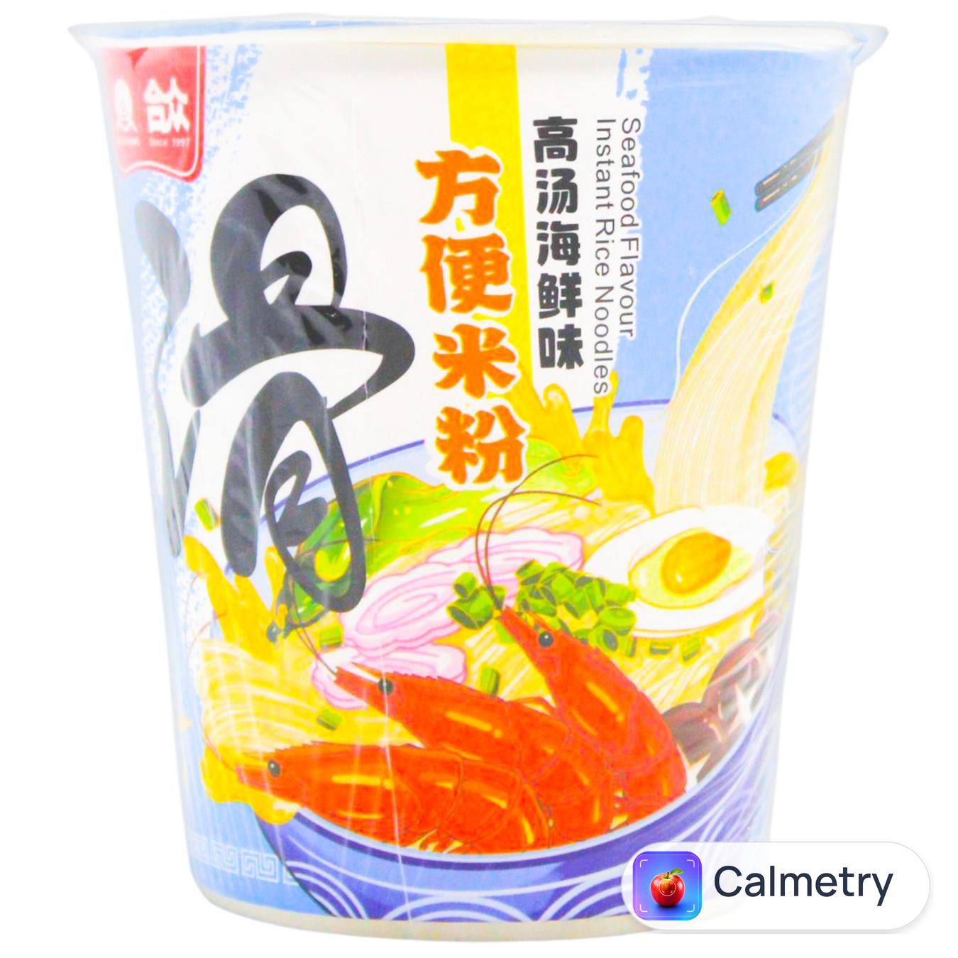 Вермішель рисова Hezhong зі смаком морепродуктів 75г