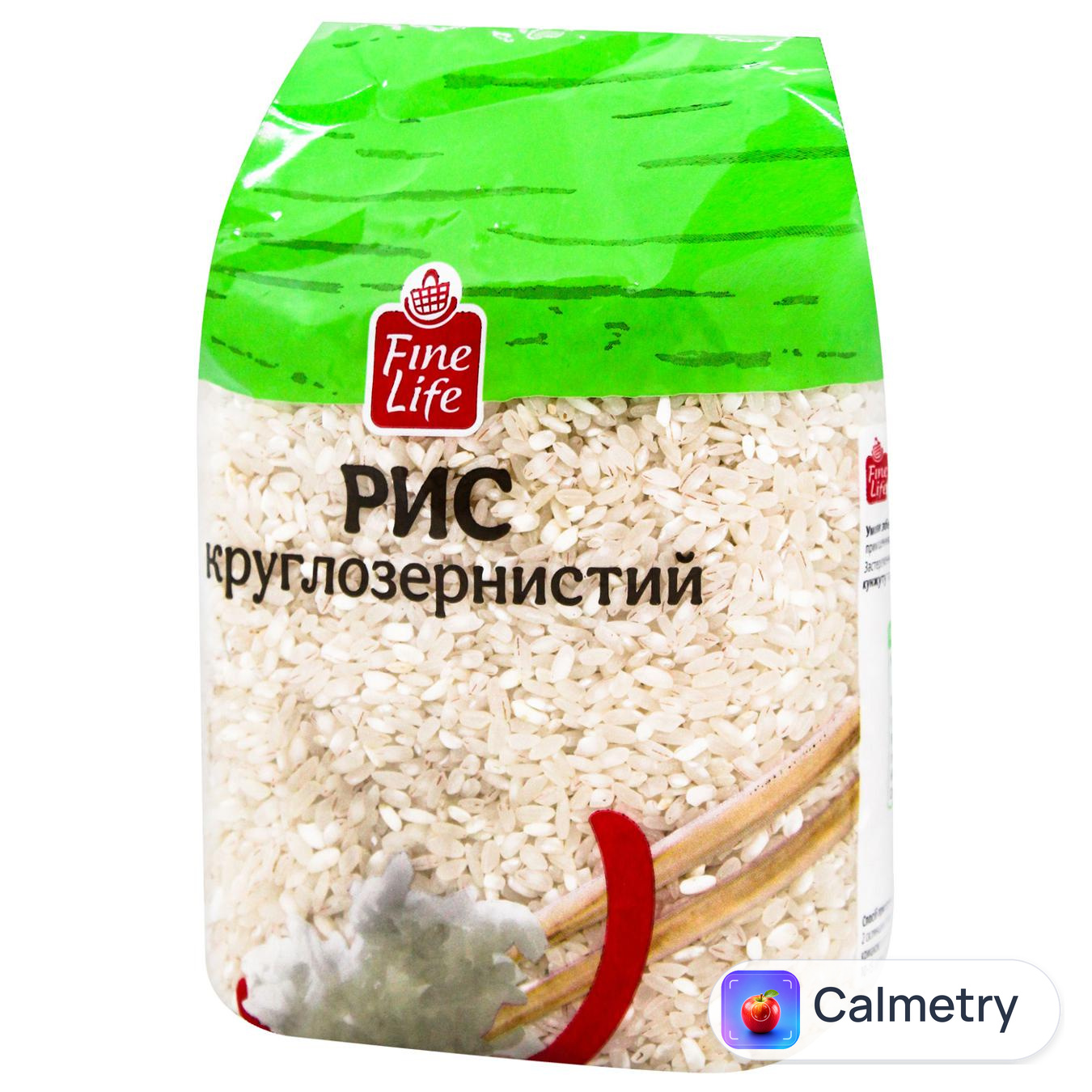 Рис Fine Life круглозернистий 800г