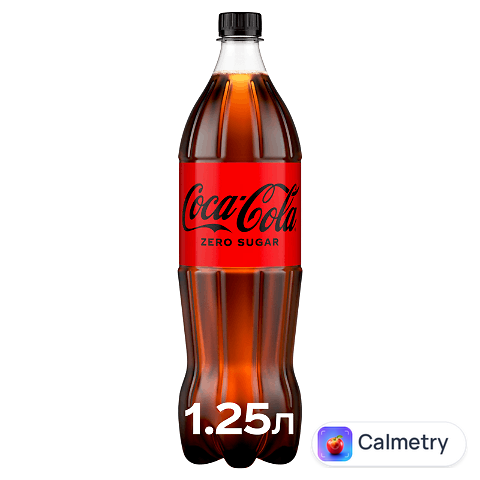 Напій Coca-Cola Zero безалкогольний сильногазований, 1,25л