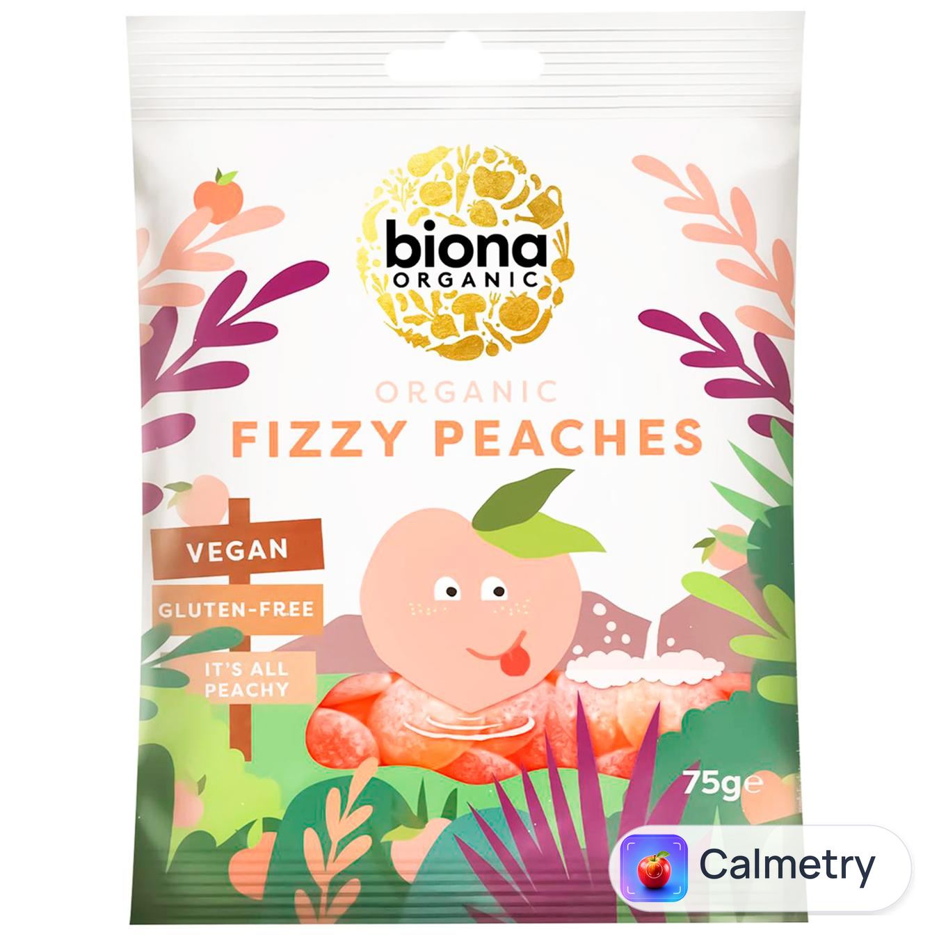 Цукерки Biona Organic зі смаком персика 75г