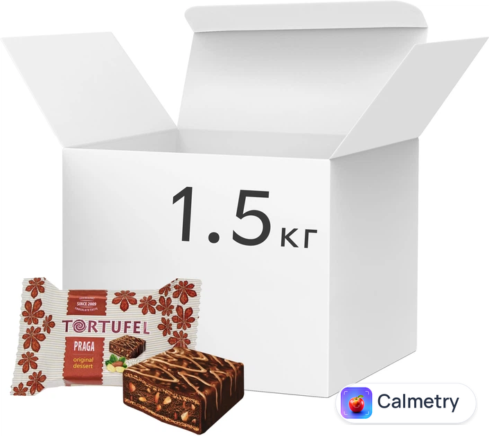 Упаковка цукерок Chocoboom Tortufel Praga 1.5 кг