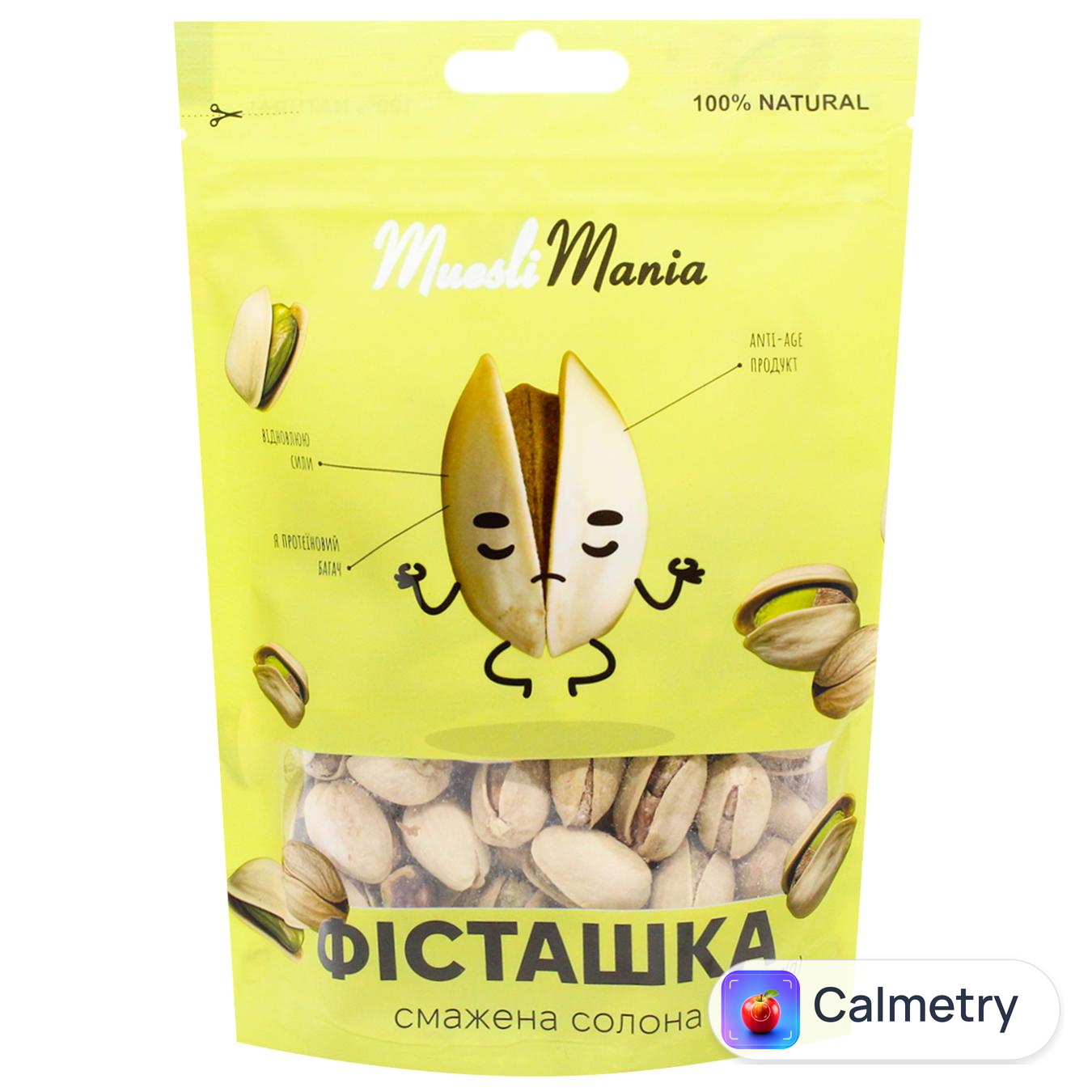 Фісташка Muesli Mania смажена солона 120г