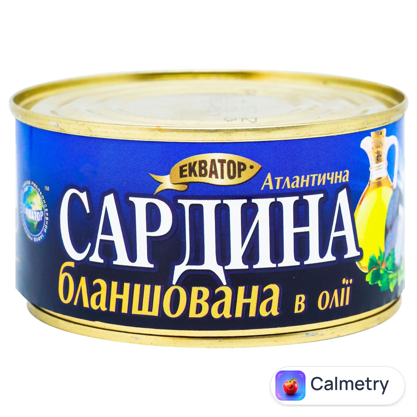 Сардина Екватор атлантична бланшована в олії 240г